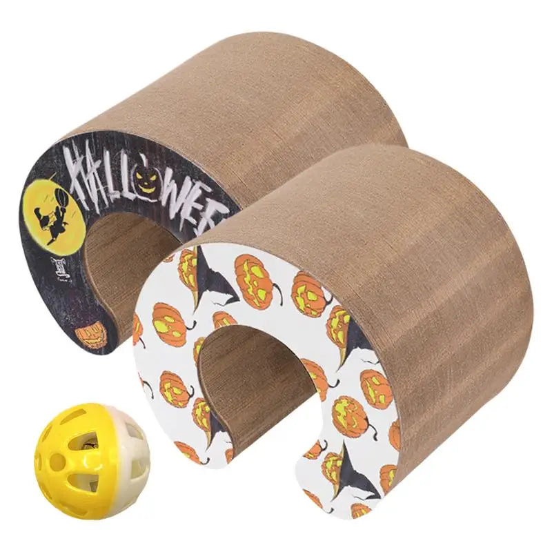 Cat Scratching Pad Organ Magnetic Foldable Scratchers Multipurpose Scratch Pad Kitten Scratching Board With Ball For Kitten Paly