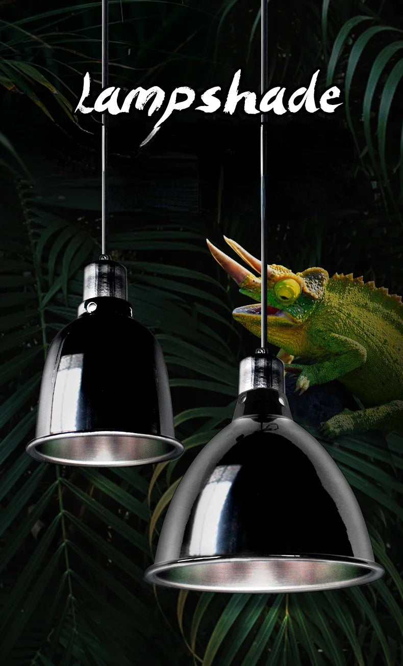 Reptile 5.5/8.5/10 Inch Deep Dome Lampshade Pet Snakes Lizards Geckos Terrariums Anti-scald Protective Shade Light Fixture