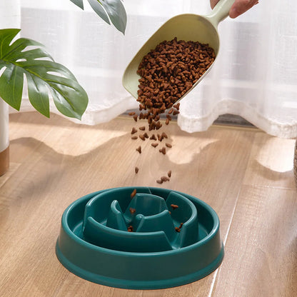 Dog Puppy Slow Feeder Bowl Non Slip Puzzle Bowl Anti-Gulping Dog Slower Food Feeding Dishes Pet Bowl for Large Medium Small Dogs