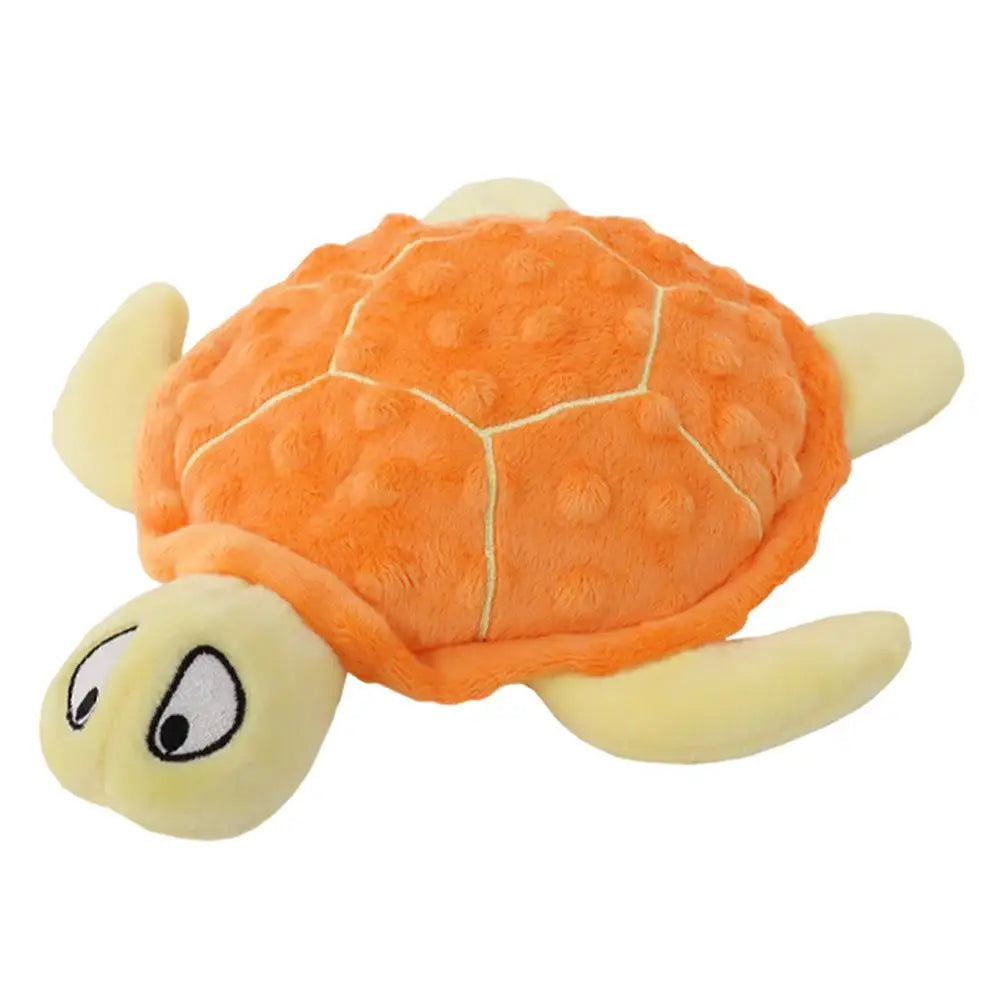 Plush Sea Turtle Dog Toy Sound Chew Pet Squeaky Toys Squeaky Dog Chewing Toy Plush Chewing Toys for  Dog Puppy Outdoor Playing