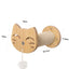 Cat Climbing Shelf Wall Mounted Cat Tree Four Step Stair Indoor Wood Scratching Post for Cat Wall Climbing Furniture Cat Hammock