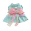 Luxury Woolen Princess Dress for Small Dogs Girl, Autumn Winter Warm Dog Clothes Yorkie Chihuahua Puppy Bowknot Skirts