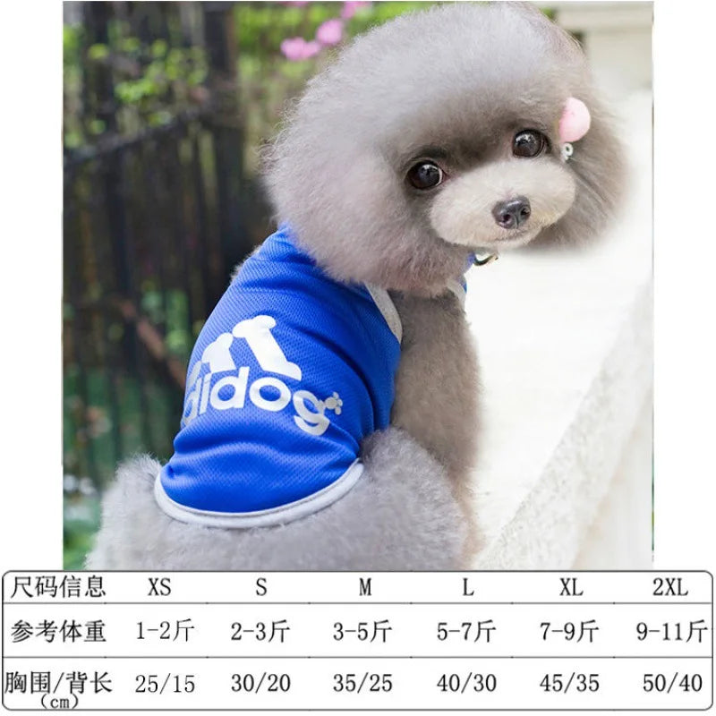 Dog Clothes Shirt Pet Cooling Vest Small Dogs Comfortable Costume Puppy Outfits Breathable Clothes Yorkshire Terrier Chihuahua