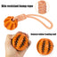 Dog Hemp Rope Toy With Ball