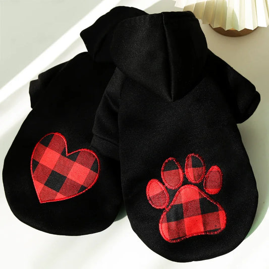 Warm Cotton Pet Dog Clothes Letter Dog Hoodie Design Cool Dog Pullover For Puppy Small Medium Dogs Chihuahua Coats