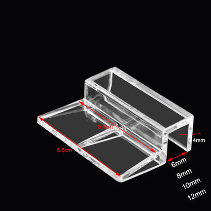 6/8/10/12mm High Quality Aquarium Fish Tank Acrylic Holder Support Stand Fish Tanks Aquariums Filter Lamp Stand Accessories