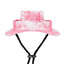 Dog And Cat Sun Hat Anti-strangle Hat Anti-fall Exposed Ears Adjustable Rope Buckle Bucket Hat Pet Supplies Colorful Large Size
