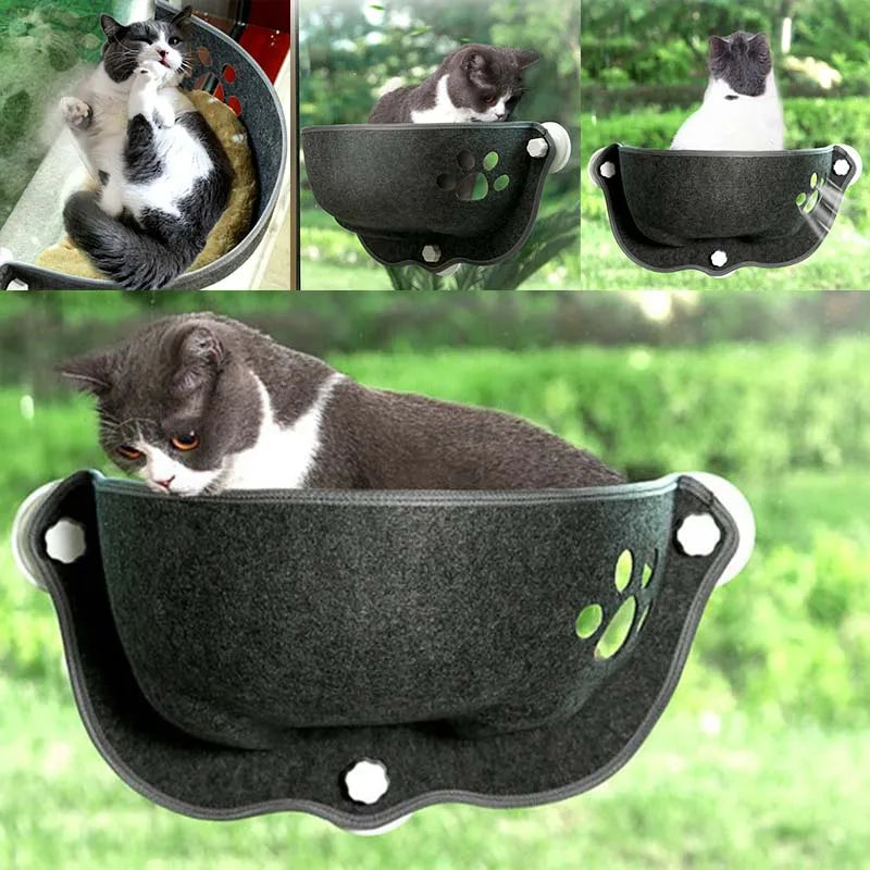Cat Window Hammock With Strong Suction Cups Pet Kitten Hanging Bed For Storing Warm Cat Hammock Sun Seat Bed Pet Supplies