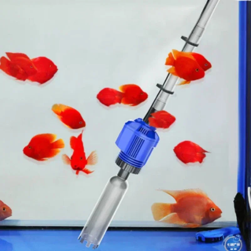 Electric Fish Tank Gravel Cleaner Automatic Aquarium Cleaner Water Change Pump Aquarium Siphon Vacuum Cleaner Water Filter Pump