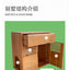 Cat House Dog House Pet Villa Cabinet Cat Space Capsule Solid Wood Cherry Red Oak Ash Wood