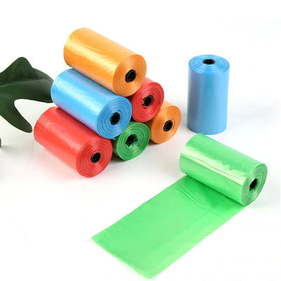 1/5 /10Rolls Pet Dog Poop Bags Degradable Waste Pick Up Clean Bag Dogs Garbage Bags Unscented Outdoor Clean Tools Pet supplies