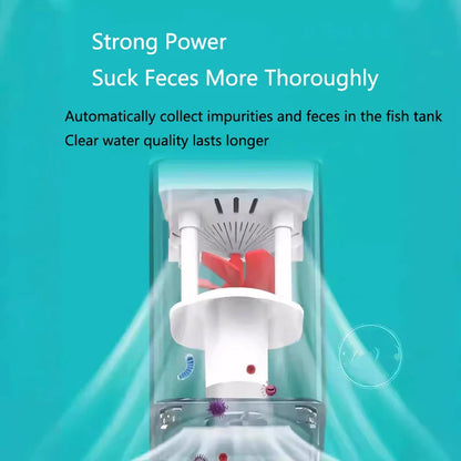 Aquarium Fish Poop Stool Toilet Manure Suction Filter Collector Fish Tank Biochemical Spong Newes Strong Power Oxygen Increasing