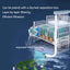 New Fish Tank Waterfall Filter Box Wall Mounted Built-in Silent Circulating Water Purifier For Aquarium Tank Box With Water Pump