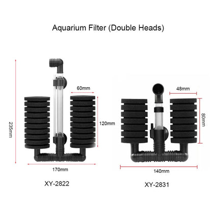 Aquarium Filter for Aquarium Fish Tank Air Pump Skimmer Biochemical Sponge Filter Aquarium Bio Filter Filtro Aquario Highquality