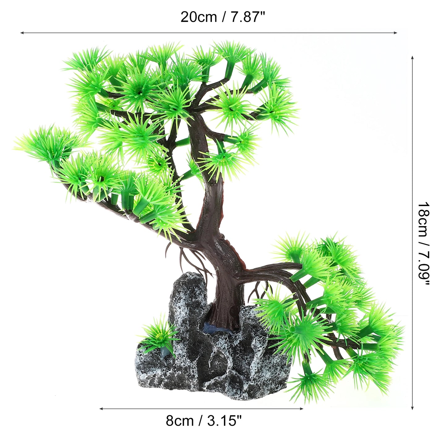UXCELL Artificial Plants Grass Aquarium Plastic Water Weeds Ornament Fish Tank Flower Plants Tree Decoration Accessories