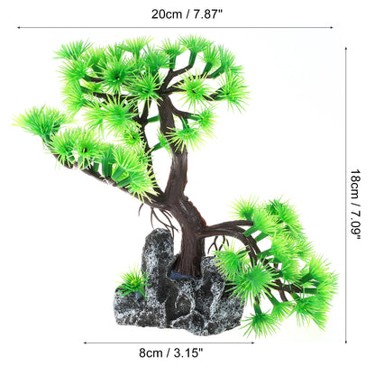 UXCELL Artificial Plants Grass Aquarium Plastic Water Weeds Ornament Fish Tank Flower Plants Tree Decoration Accessories