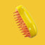 A Cute Pink Silicone Cat Scratch Electric Pet Massage Bath Spray Comb Hair For Dogs And Cats To Float Hair