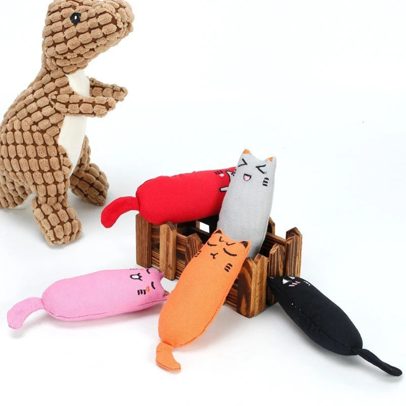 Creative simulation cat and dog funny toy plush toy grinding teeth biting cat since high dog pillow supplies