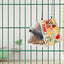 Pet Bird Nest Hammock Peony Parrot Small Hammock Bird Nest Winter Warm Thick Triangle Bird Hanging Tent Snuggle Hut