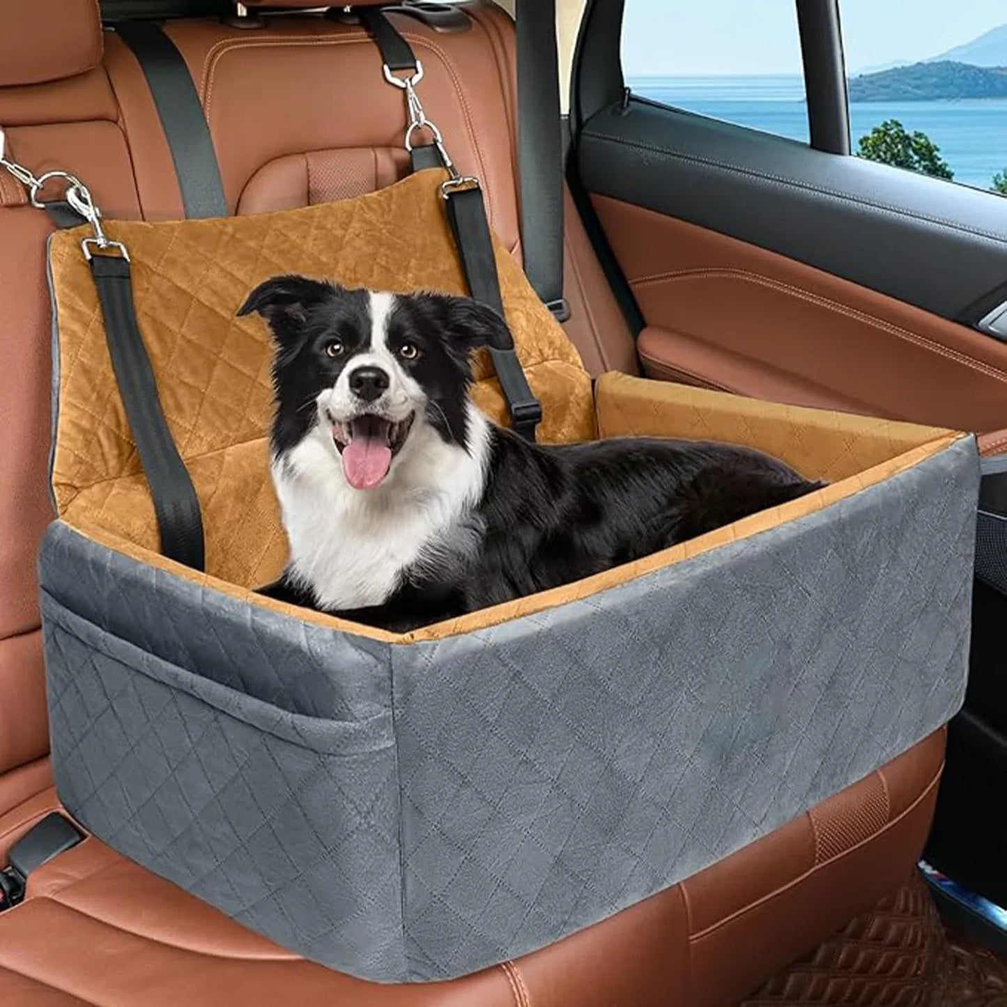 Amazon hot-selling car kennel removable and washable kennel car travel kennel removable and washable car pet pad