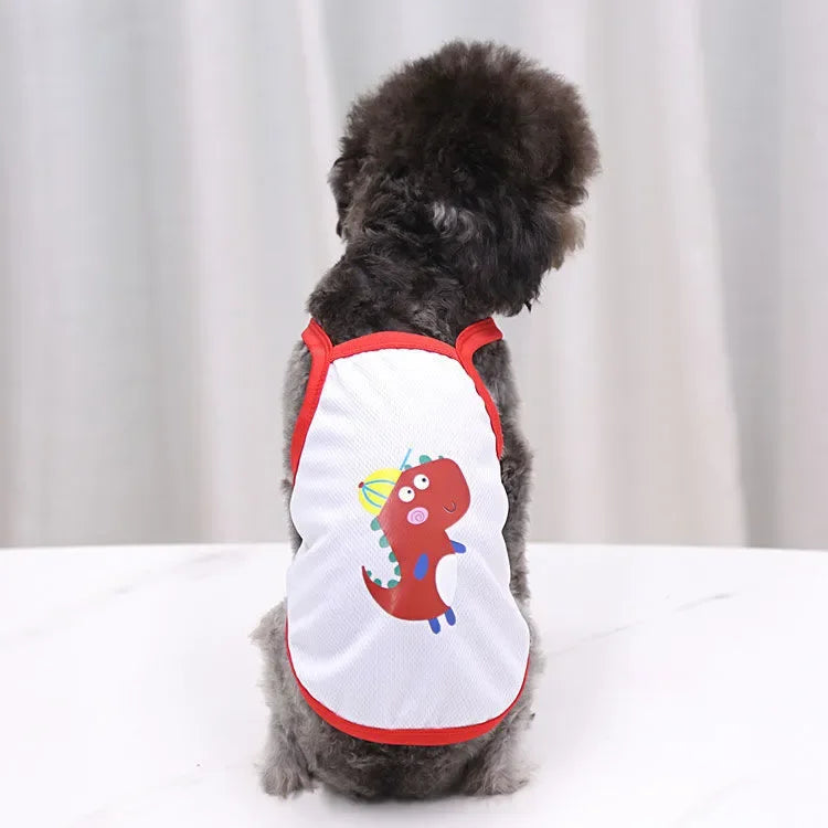 Dog Clothes Shirt Pet Cooling Vest Small Dogs Comfortable Costume Puppy Outfits Breathable Clothes Yorkshire Terrier Chihuahua