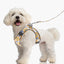 Uxcell Fashion Puppy Harness and Leash Set Pet Harness Vest with Reflective Strips and Magic Tapes for Kitten Puppy Outdoor