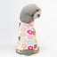 Pet Clothing Warm Cotton Dog Pajama Yellow Duck Soft Material Stretchable Dog Pajamas Onesie Pet Pjs Dogs Apparel for Small Dogs
