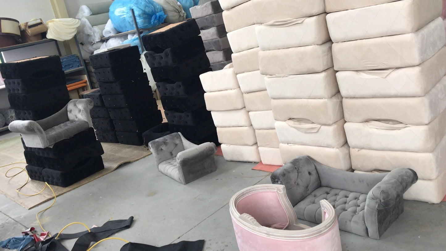 Beidou Pet Solid Wood European Carved Kennel Cat Nest, Pet Sofa Pet Bed Wholesale and Retail