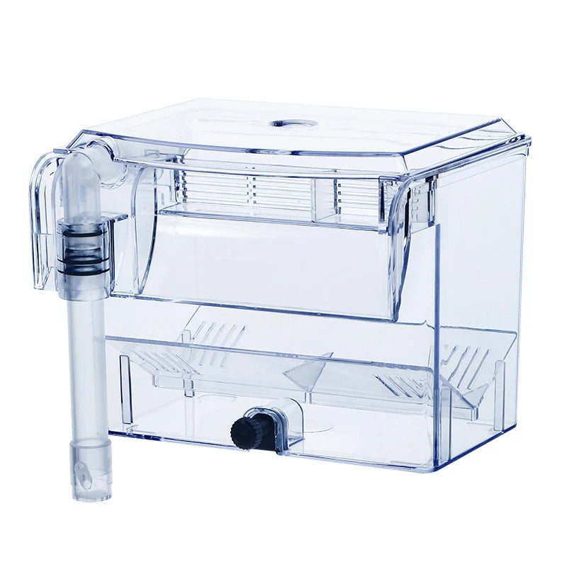 ﻿ High Transparent External  Aquarium fish breeding box juvenile fish tank isolation Betta fry spawning apparatus Tropical fish
