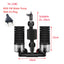 Black Aquarium Filter With Pump For Fish Tank Air Pump Skimmer Biochemical Sponge Filter Aquarium Bio Filters Filtro Aquario