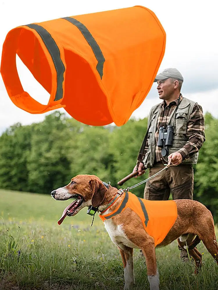 Dog Safety Vest Reflective Dog Vest Night Safety Fluorescent Dogs Clothes Safety Vest Outdoor Training Running Vest Pet Supplies