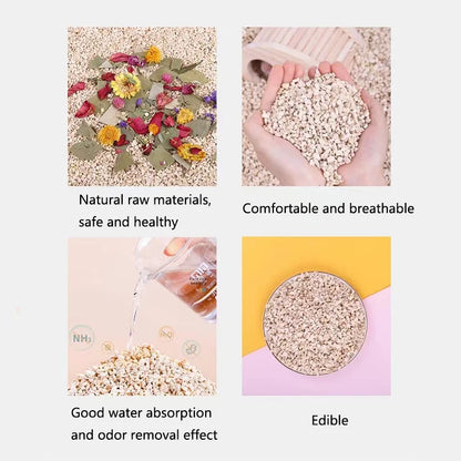 100/200/500g Natural corn cobs Hamster Rat Mouse Bedding Nest Cushion Material for Guinea Pigs Rabbits Chinchillas Remove odor