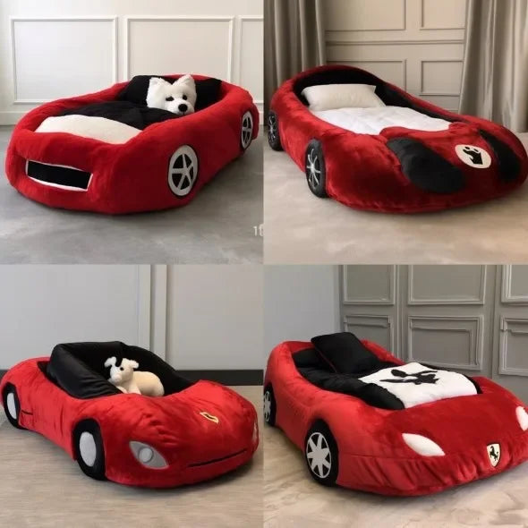 Cross-border original hot sale, human dog bed, sports car pet nest, oversized pet sofa, indoor pet