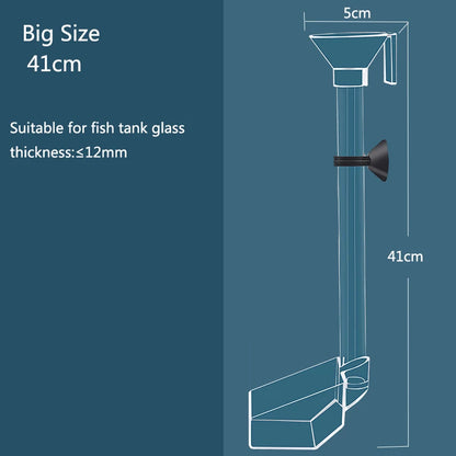 Acrylic Aquarium Feeder Tube Dish Transparent Fish Tank Shrimp Snail Shrimp Food Feeder Bowl Aquarium Feeding Accessories New