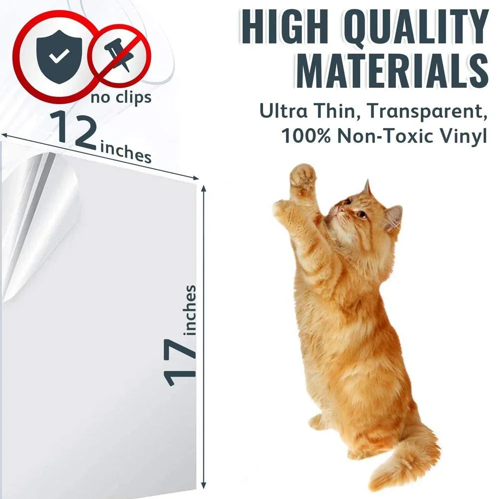 Cat Scratch Sofa Protection Pads Anti-cat Scratch Couch Guard Pads Stickers Self-adhesive Pet Furniture Protectors Cover