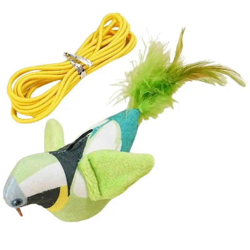 Cat Sound Bird Toy Interactive kitten Toy Bird With Sounds Real Birds Interactive Cat Toys For Indoors Realistic Toys For Cats