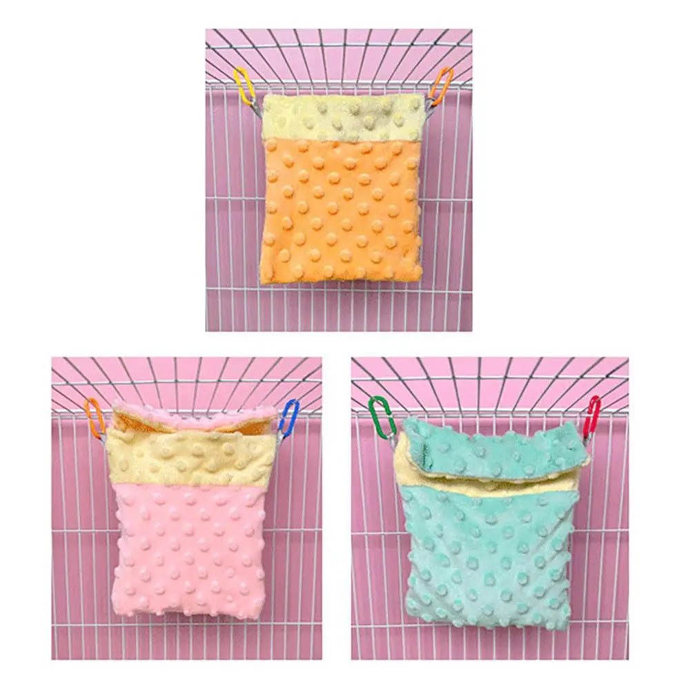 Sugar Glider Pouch Pet Hammocks Bed Warm Bed Hideout Comfortable Sleep Bag Bed House Nest Bed For Hamsters Hedgehogs Sugar