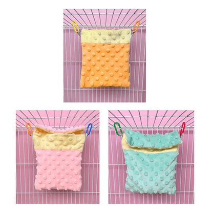Sugar Glider Pouch Pet Hammocks Bed Warm Bed Hideout Comfortable Sleep Bag Bed House Nest Bed For Hamsters Hedgehogs Sugar
