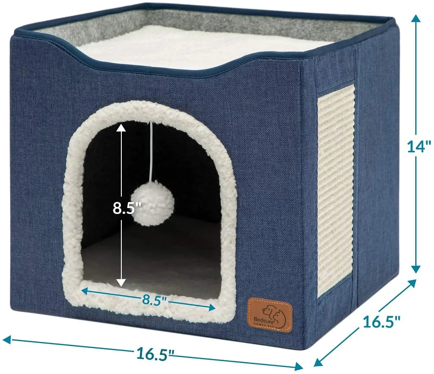 Cats Bed for Winter Halloween Houses Warm Accessory Beds Cushions Pet Accessories Dog Mat Goods All Basket Things Habitats House