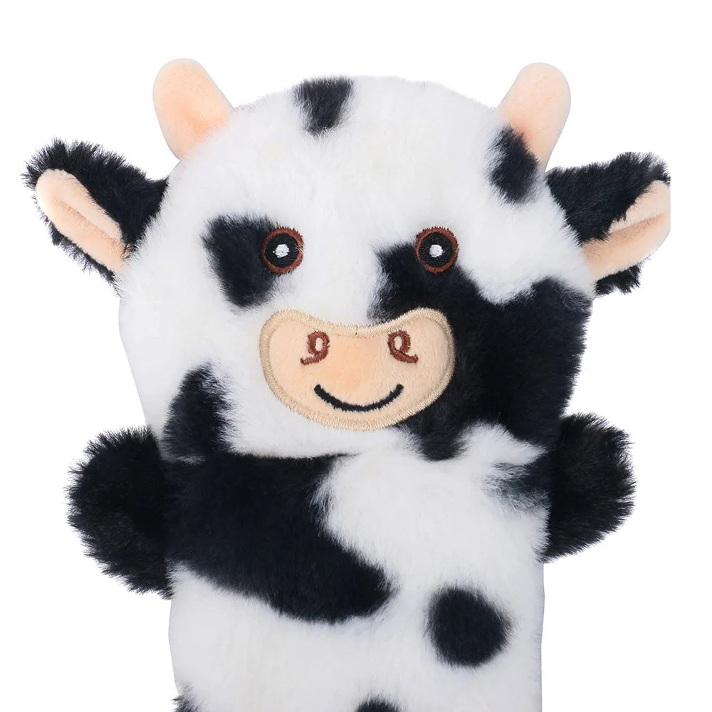 Dog Plush Toy Plush Unfilled Skinny Animal Skin Shell Pet Toy Squeaking Vocal Interactive Dog Toy Fleece Squeak Toys