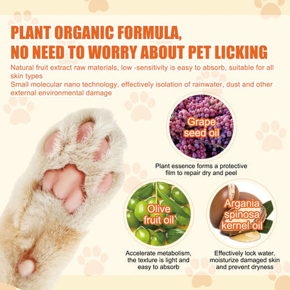 Paw Balm for Cats 50g Cat Dog Paw Protective Cream Pet Nose Protector Moisturizer Pet Crack Feet Repair Accessories for Cats