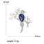 Enamel Bird Brooches for Women Rhinestone Sparrow Pins Magpie Badge Office Party Friend Gifts Accessories