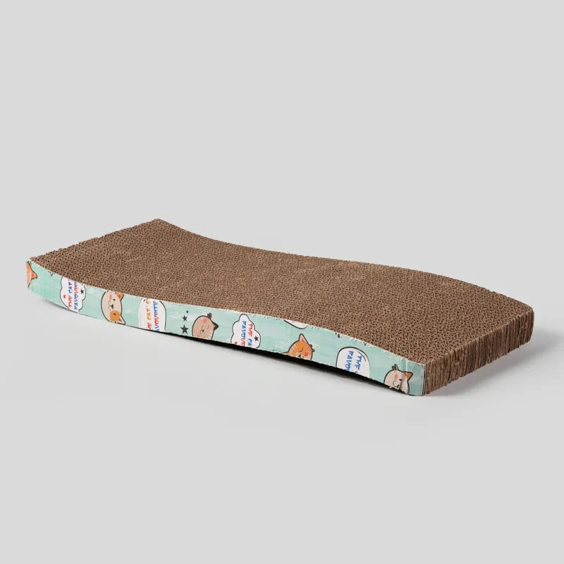 Cat Scratch Board, Cardboard Double-sided Cat Scratch Board Large Wide Corrugated Modern Sofa Bed with Catnip