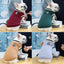 Pet College Style Sweater College Style V-neck Teddy knitted Vest Sweater Winter Warm Chihuahua French Bulldog Yorkie Coat