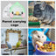 Portable Parrot Carrier Backpack For Bird Travel Cage With Wood Standing Perch Small Pet Transparent Space Capsule