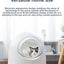 Semi-Automatic Cat Litter Pan Portable Quick Cleaner Semi-Automatic Cat Litter Box Anti-Odor with Litter Splash Bowl
