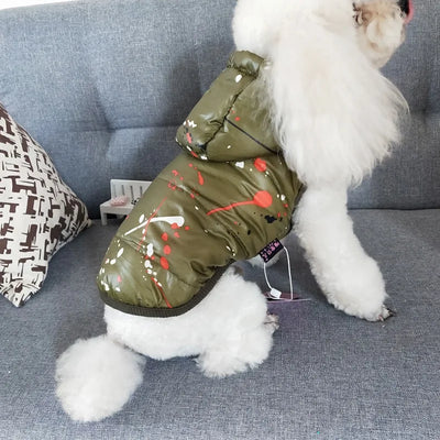 Pet Dog Winter Coat Clothes Warm Dog Jacket Puppy Outfit Dog Coat Chihuahua Hoodies For Small Medium Dogs Yorkshire Teddy Outfit