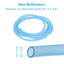 UXCELL 2m 2.5m 12m Aquarium Airline Tubing Standard Aquarium Transparent Hose Pipe 4mm Silicone Tube for Fish Tank Air Pump