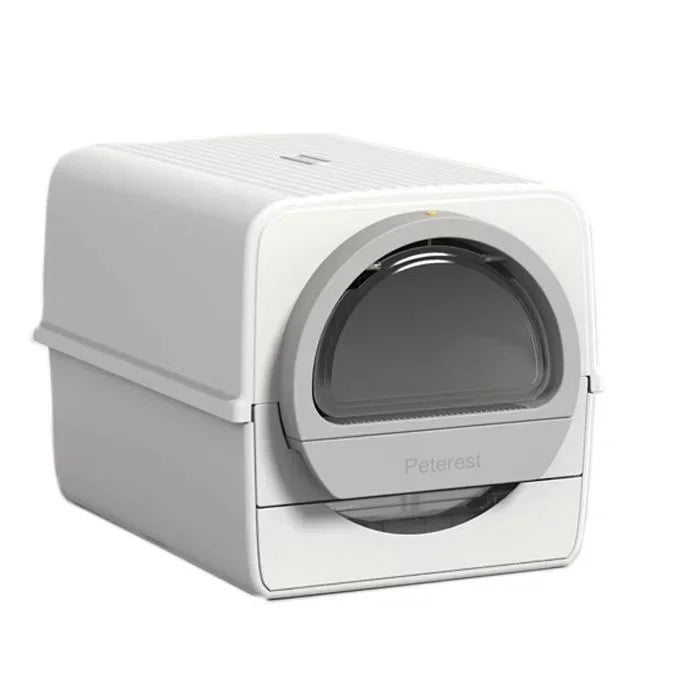 Fully Enclosed Removable push-pull cat toilet  Semi automatic cat litter box