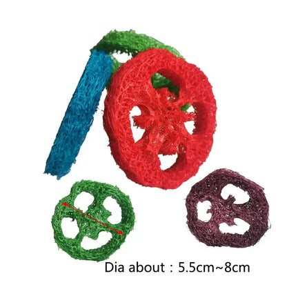 1Set Natural Straw Rope Carrot Hamster Molar Chew toy Small Pets Toys For Hamster Rabbit Grinding Groducts Gnaw Toy Supplies